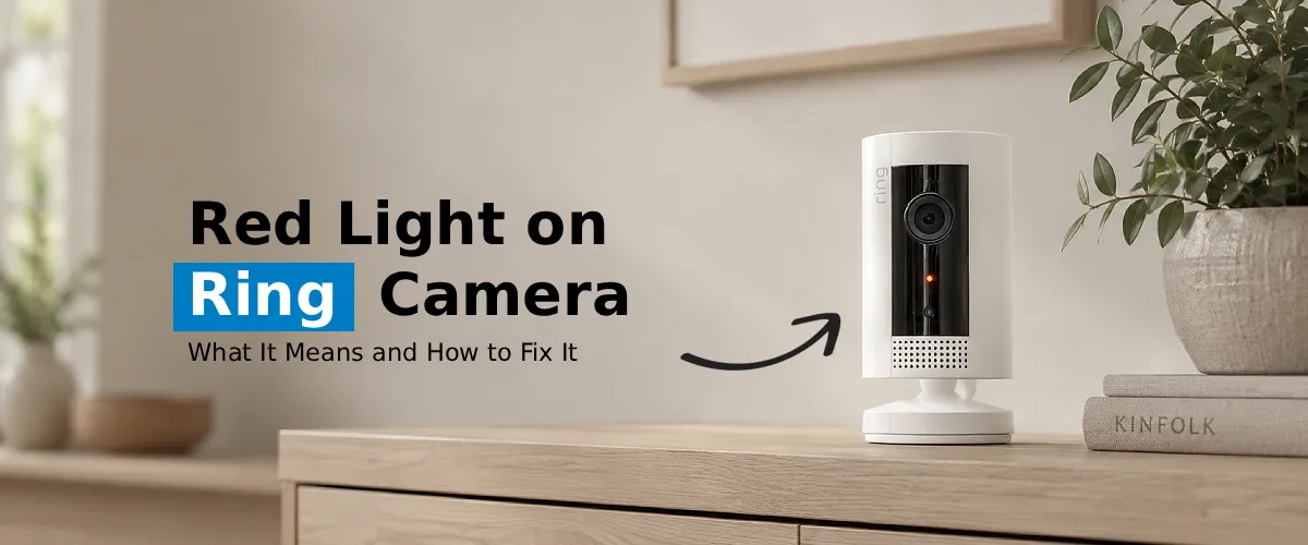 Red Light on Ring Camera