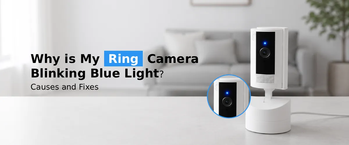 Ring Camera Blinking Blue Light